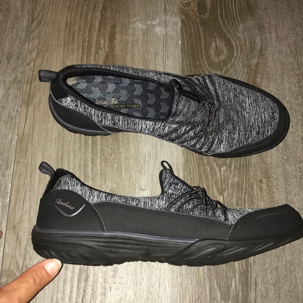 Skechers Heathered Slip On Sneakers